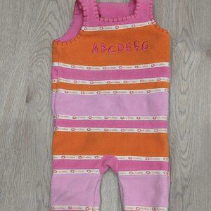 Oink Baby Fleece Striped Snow Bib